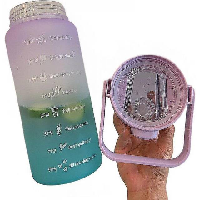2 Liter Tritan Sports Drinking Bottle Water Bottle Bpa Free Sports Drink Bottle Straw For Sports