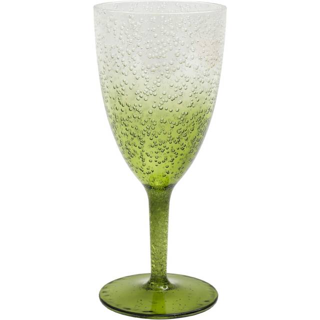 Green Bubbles Plastic Wine Glass | Reusable Plastic Wine Glass Goblet Garden Picnic Glass Wine | Reusable Drinkware Outdoor Wine Glass