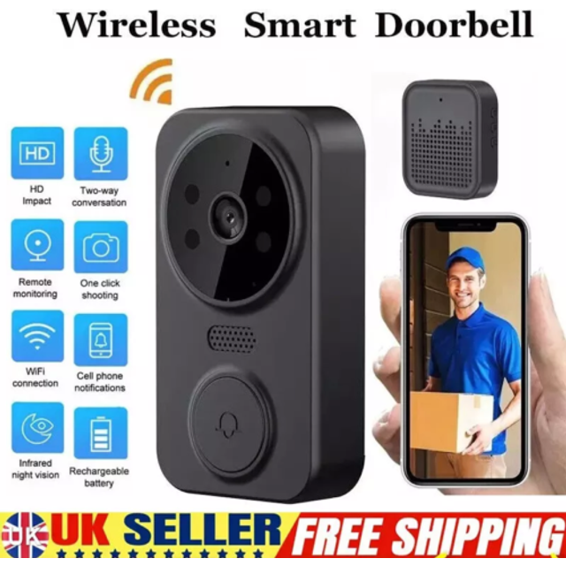 Eufy security wireless wifi battery video doorbell with chime ai detection 2-way
