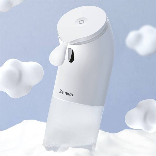 (with Liquid Soap) Infrared Automatic Soap Dispenser Portable Hand Free Automatic No Noise Liquid Foam