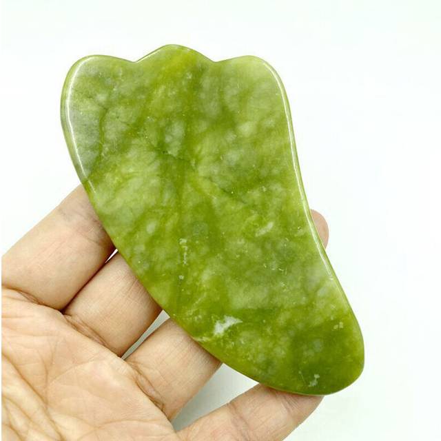 (a-B) Natural Xiuyu Jade Scraper For Facial Massage Physical Beauty GuaSha Eliminate Wrinkles Face-Lift SPA Skincare Gua Sha Board