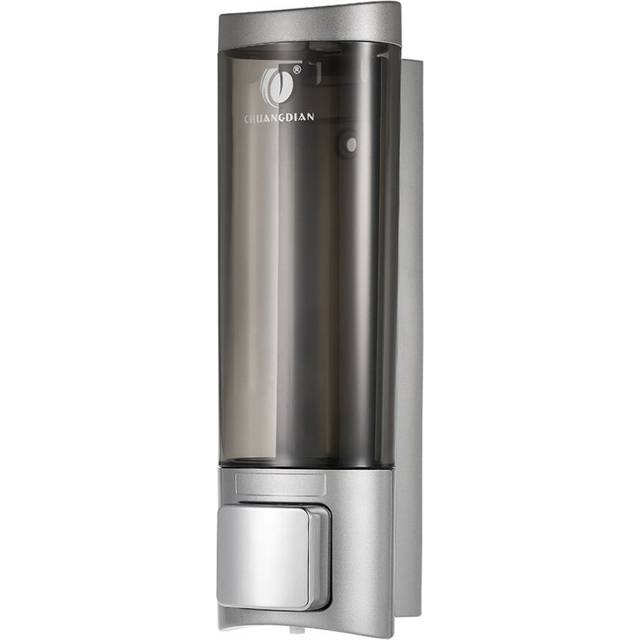 Anself CHUANGDIAN 1x200ml Manual Hand Soap Dispenser for Hair Shampoo Shower or Hand Cleanser (Silver)