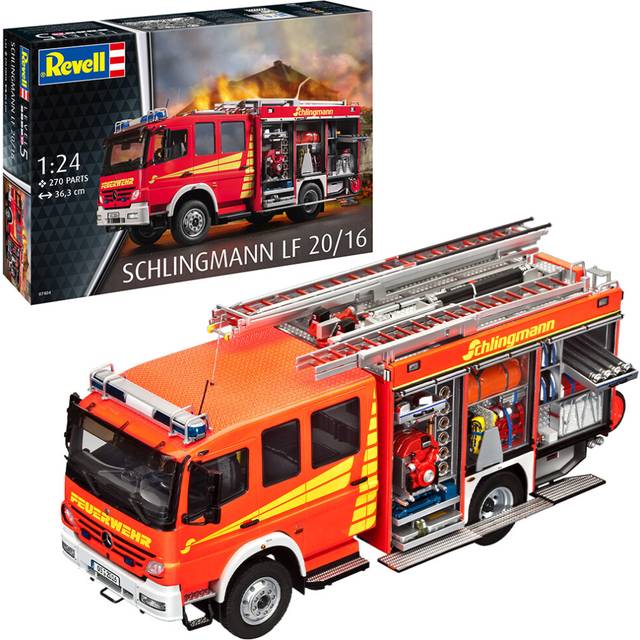 Revell 07404 Schlingmann LF 20/16 Fire Engine Truck 1:24 Model Kit