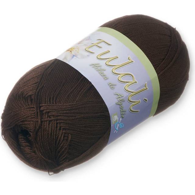 EULALI [100grs] by Omega - Bright 100% Mercerized Egyptian Cotton Thread - Color: 28 Brown