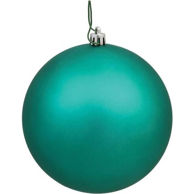 Vickerman N591044DMV Sea Foam Matte UV Drilled Ball Ornament, 4 in. - 6 per Bag