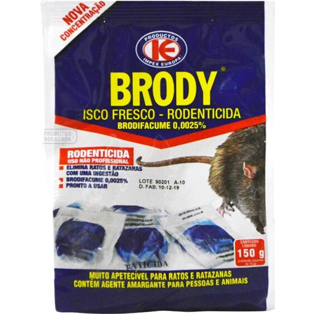 Brody 150g Rat Killer Mouse Paste Bait Control Great Formula