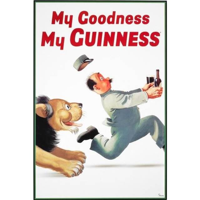 Poster Import  My Goodness My Guinness Vintage Ad Poster Print, 24 x 36