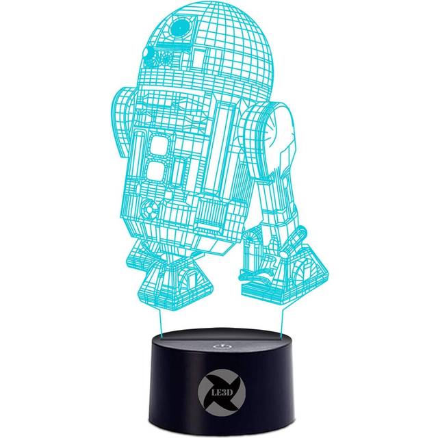 3D Optical Illusion Night Light - 7 LED Color Changing Lamp - Cool Soft Light Safe for Kids - Creates Great Dreams