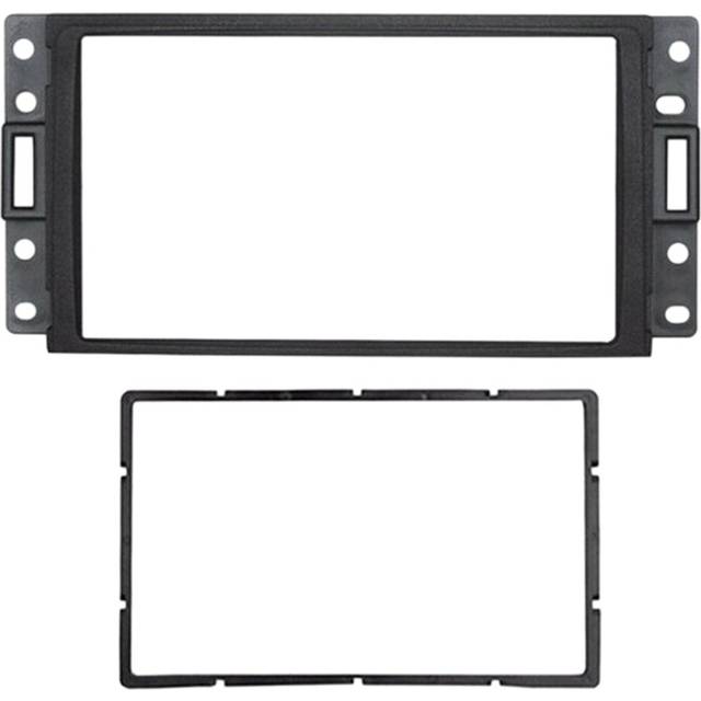 Double Din Fascia for H3 /SAAB 97X/ Radio DVD Stereo CD Panel Dash Mount Trim Frame