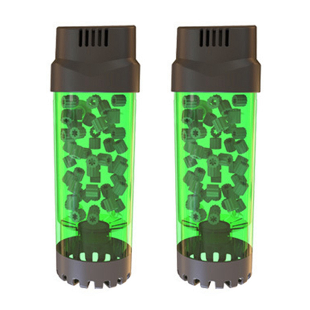 2X Aquarium Fish Tank Fluidized Moving Bed Filter Bubble Bio Media with Air Stone and Sponge LH-300