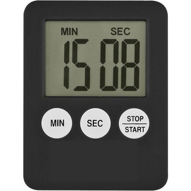 Super Thin LCD Digital Screen Kitchen Timer Square Cooking Count Up Countdown Alarm Magnet Clock