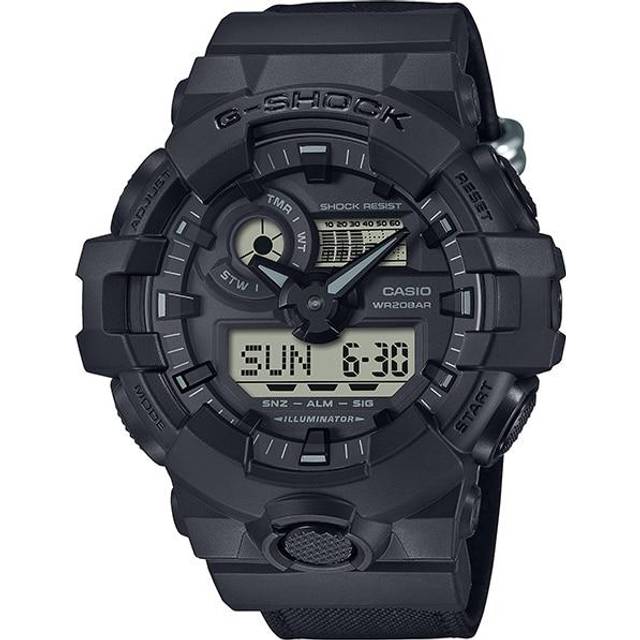 CASIO Men's G-SHOCK GA-700BCE-1AJF [G-SHOCK Utility black Series] Round Watch Black Resin