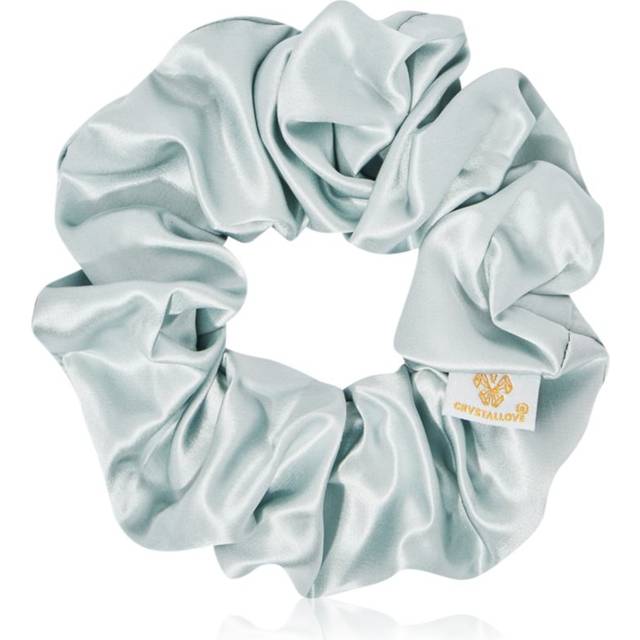 Crystallove Silk Scrunchie hårsnodd av siden Amazonite 1 st.