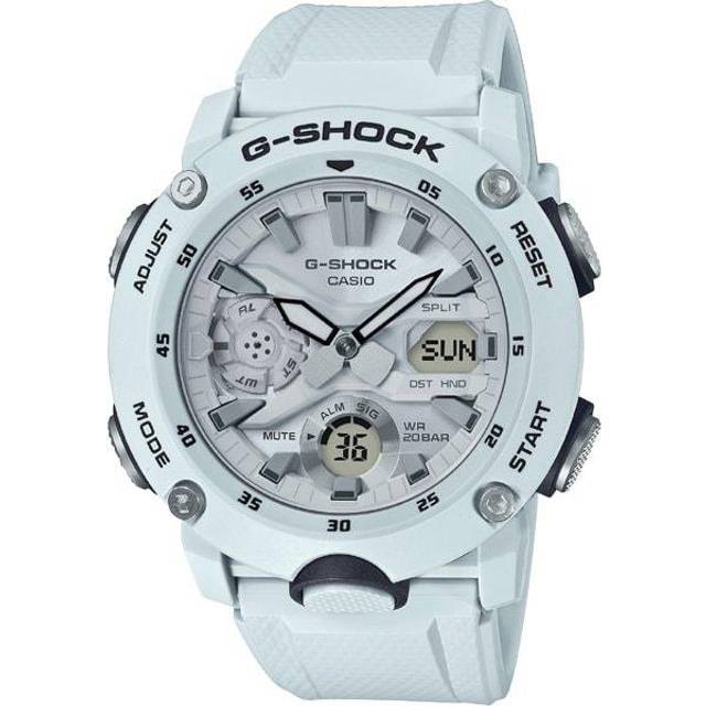 CASIO Men's G-SHOCK GA-2000S-7AJF [Carbon Core Guard Basic Monotone Color White] Round Watch White