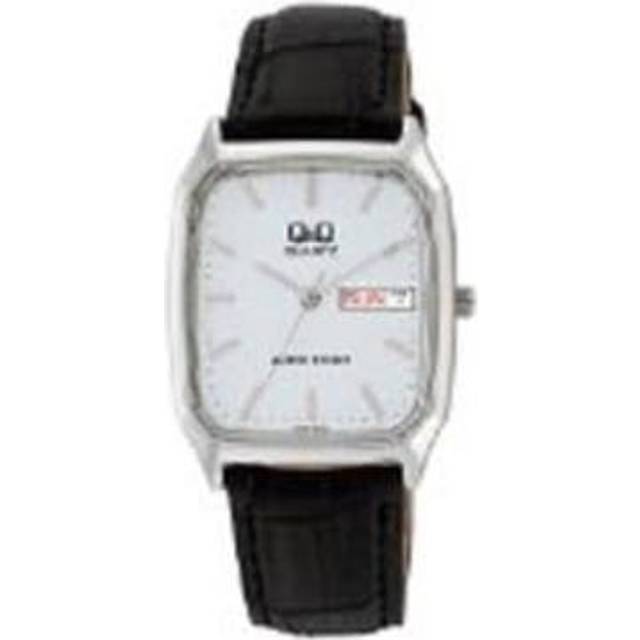Citizen Men's A182-301 ( Watch Q&Q Analog Men's) Rectangular Watch Black Stainless Analog