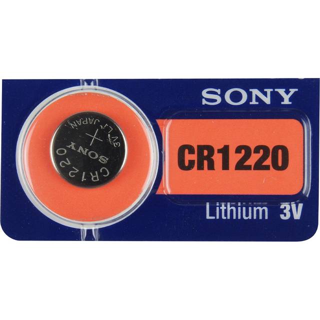 Sony cr1220 battery batteries 1220 dl1220 krc1220 cell button 3v expire 2030 x 1