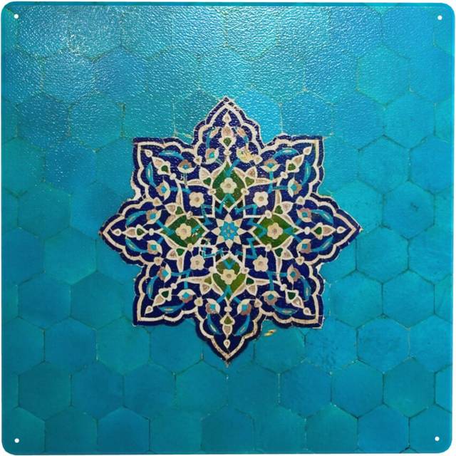 "(Persian Ceramic 52=3546) Metal Tin Sign 12x12"" Wall DÃ©cor Cafe Bar Beer Pub Signs Christmas Gift"