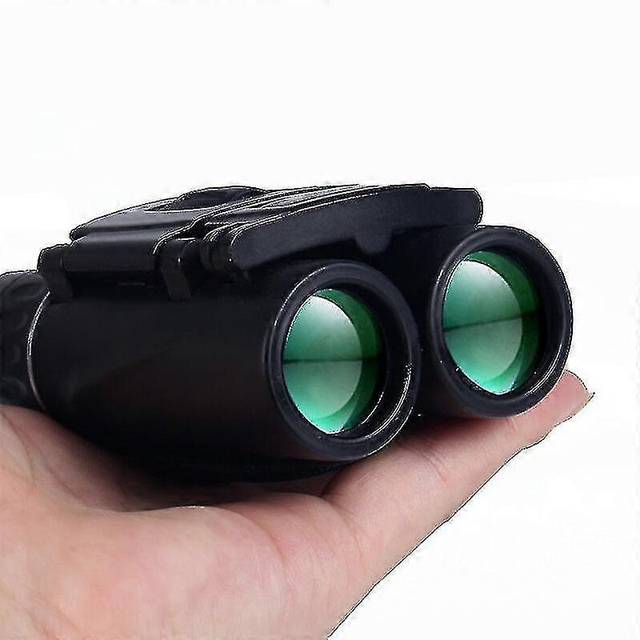 (As show, One size) 40x22 Hd Powerful Binoculars 2000m Long Range Folding Mini Telescope Bak4 Fmc Optics