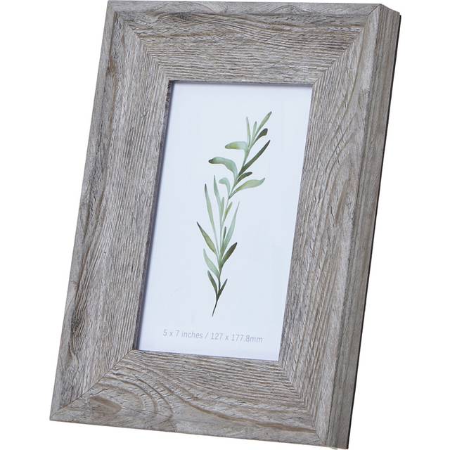 Washed 5 x 7 Photo Frame - Wood - Grey