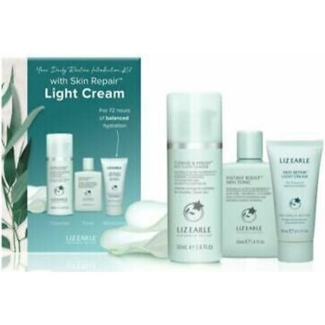 Liz Earle Your Daily Routine Introduction Kit with Skin Repair Light Cream