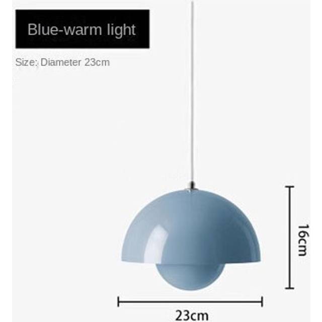 (Blue) Restaurant chandelier modern minimalist bar creative dining table European style home chandelier