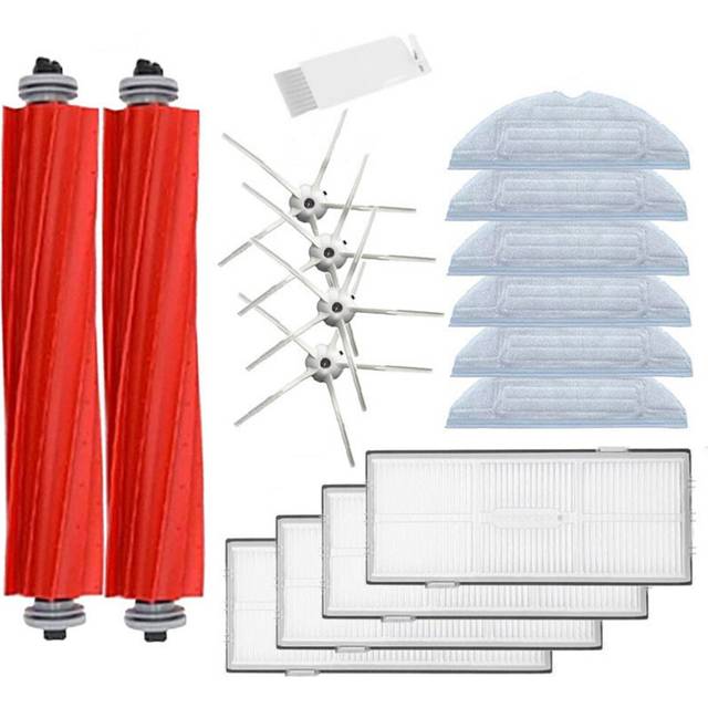Mop Rag Bag Hepa Filter Side Roller Brush Vacuum Cleaner Spare