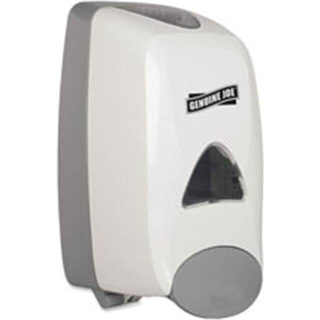 Genuine Joe  Soap Dispenser,One Hand Push, 1250 mL, Gray