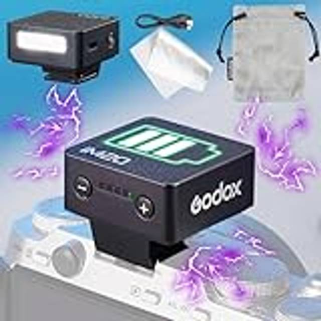 Godox iM20 Mini Flash, Flash Manuel, 5 Nivaux de Sortie, 440 blixtar à Pleine Puissance, Chargement USB-C, kompatibel avec Ricoh GR III, Ricoh GR III X, Canon Sony Nikon Pentax Panasonic Olympus