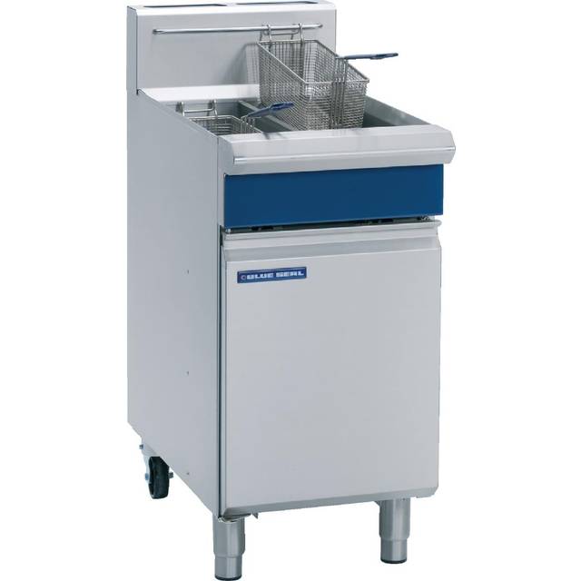 Blue Seal Twin Tank Twin Basket Free Standing Natural Gas Fryer GT46