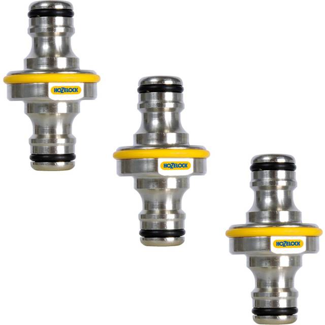 Hozelock Double Male Connector Pro Hose End Connector 2044 X 3