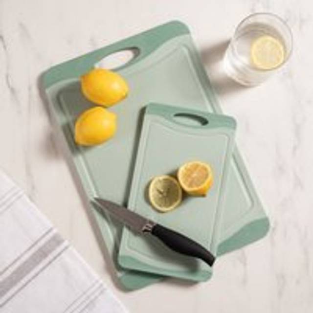 Set of 2 Nonslip Chopping Boards - Green