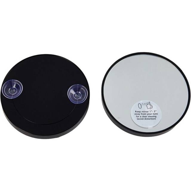 With Two Suction Cups 10/20/30x Magnifying Mirror Cosmetics Mirror Woman-black-30X