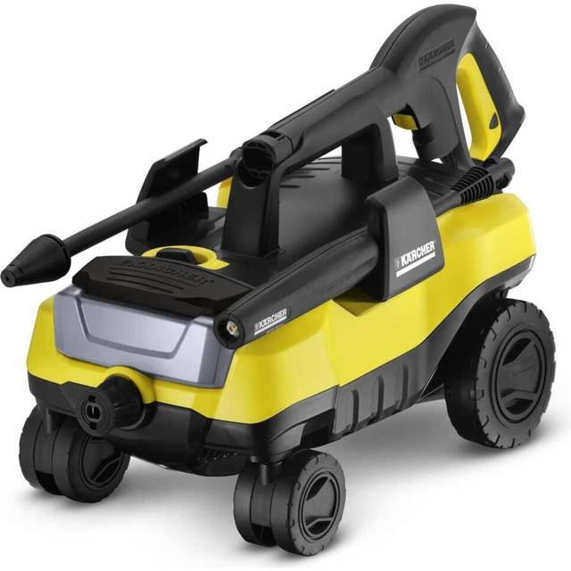 K?rcher - K3 Follow Me TruPressure Electric Power Pressure Washer - 1800 PSI - 4-Wheeled - With Vario Power & Dirtblaster Spray Wands - 1.3 GPM