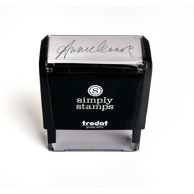 Custom Signature Stamp - Self Inking Personalized Signature Stamp | Choose Ink Color | Great for Signing Legal Documents  Checks and Other Paperwork a