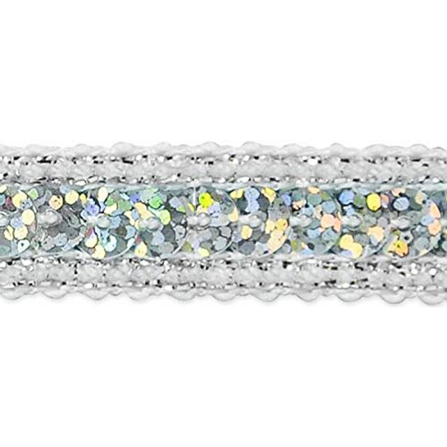 Trims by The Yard Lexi Single-Row Starlight Hologram Sequin with Sparkle Edge Trim  1/2-Inch Versatile Sequins for Crafts  Costumes  and Party Decorat