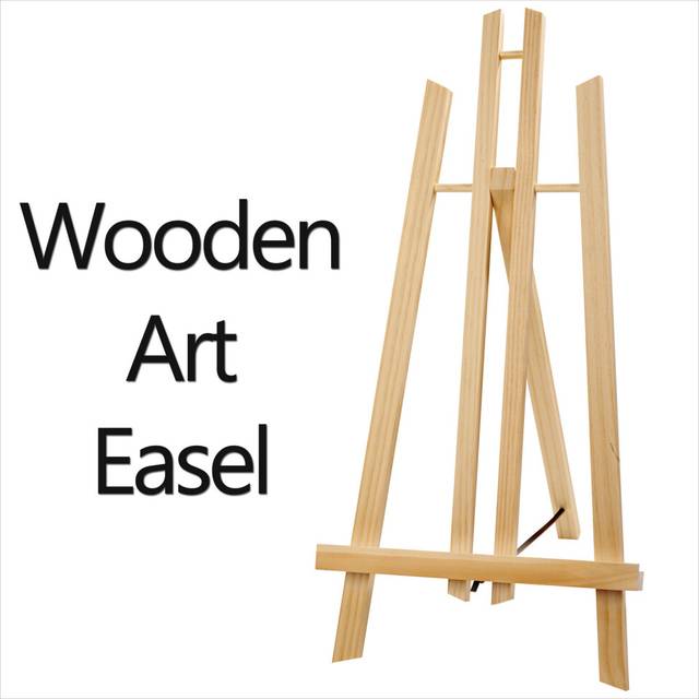 Wooden Table Tripod Artist Easel Painting Display Portable Adjustable Folding