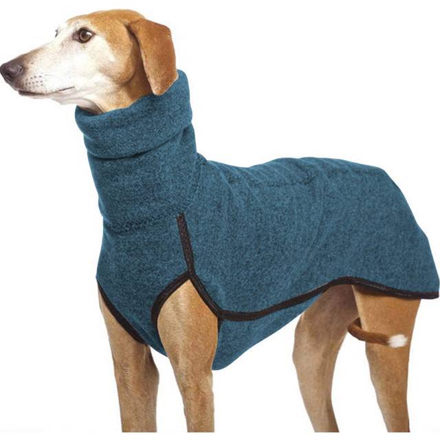Esobo Fleece Dog Apparel Winter Warm Dog Coat Doggie Turtleneck Cozy Jacket Soft Shirt Vest Stylish Pet Outfits for Small Medium Large Dogs