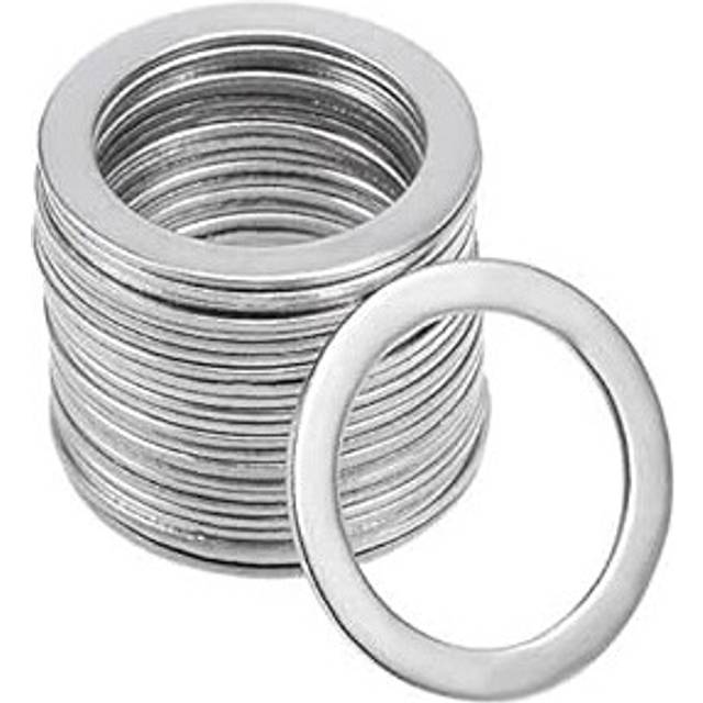 "25Pcs 0.65"" x 0.87"" x 0.03"" 304 Stainless Steel Flat Washer for Screw Bolt"