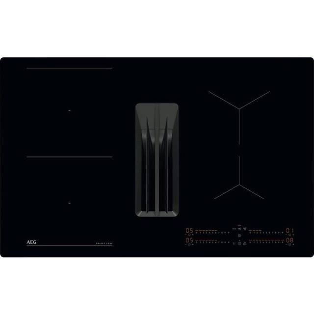 AEG Induktionskogeplade Med Emhætte 80 cm TH84CB03CB - Sammenligning af kogeplade med emhætte - Kitchy.dk