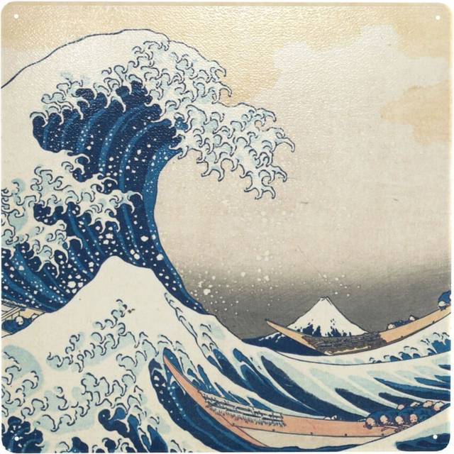 "(The Great Wave Off Kanegawa Japanese Mask Art=7094) Metal Tin Sign 12x12"" Wall DÃ©cor Cafe Bar Beer Pub Signs Christmas Gift"