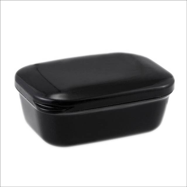 Filter Seal Travel Printable Pattern Soap Dish Soap Dish Organizer with Lid - Black