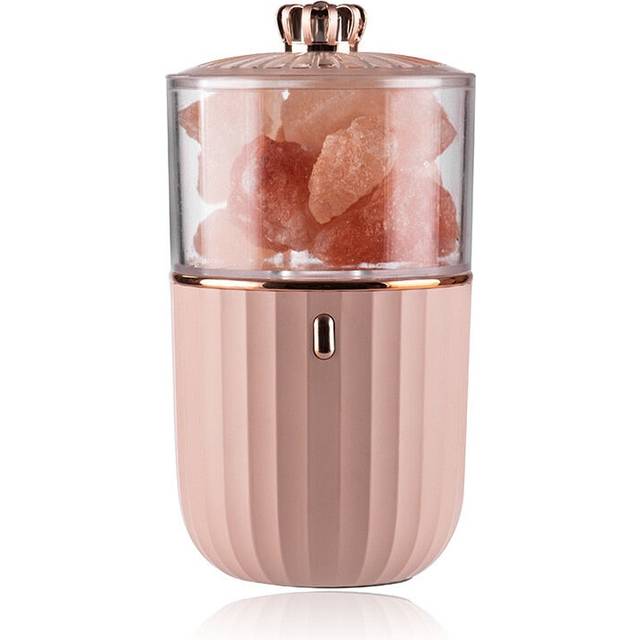 Luxury Himalayan Salt Pink Vase Aromatherapy Table Lamp For Home Decor Lamps