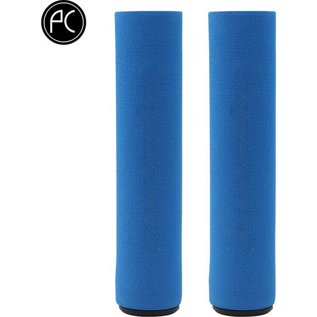 (a-Sky blue) PCycling Bicycle Grips Arc Non-Slip Sponge Foam MTB Road Bike Soft Comfortable Grips Ergonomic Lockable Handle Grips