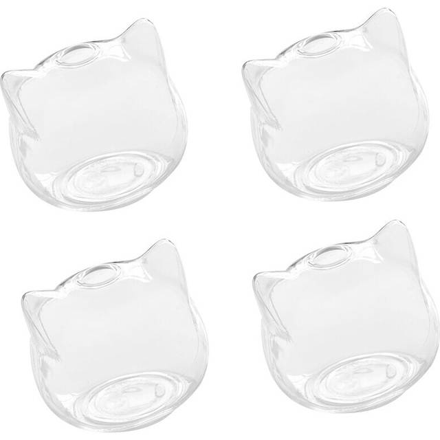 4X Shaped Glass Vase Plant Flower Vase Terrarium Container Pot Decor Art Gift