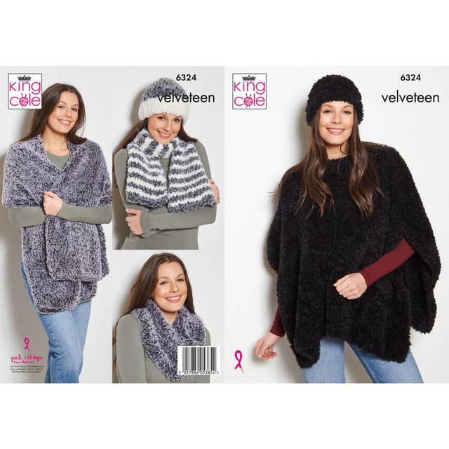 Accessories in King Cole Velveteen (6234)