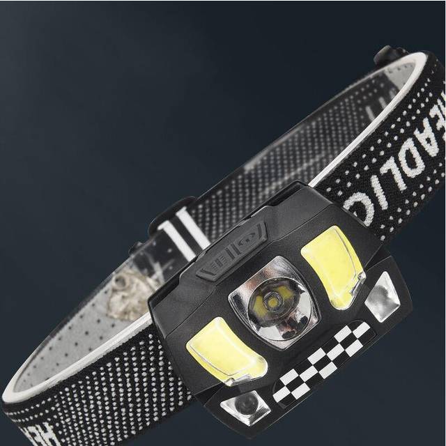 800LM COB+XPG Induction Sensor Headlamp 3 Modes USB Charging 45 Rotation Cycling Hunting Emergency Lantern
