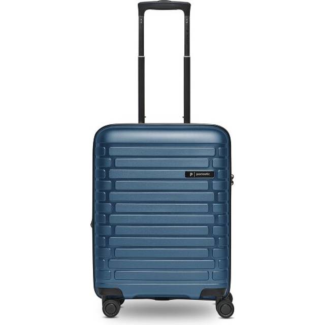 Pactastic Collection 04 THE CABIN + 4 wheels Cabin trolley S 55 cm with expansion pleat blue