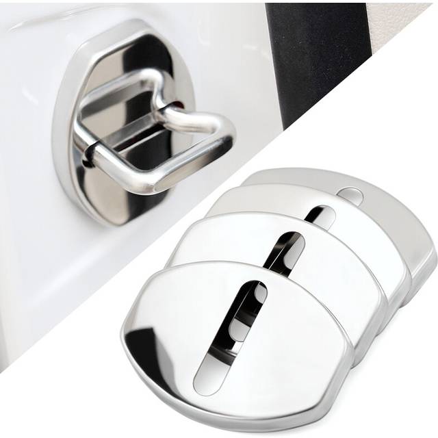 Stainless Steel Door Lock Cover For Volkswagen Vw Golf Tiguan Jetta Magotan