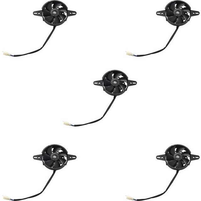 5X Water Cooler New Electric Radiator Cooling Fan for Atv Go Kart Motorcycle 150Cc 200Cc 250Cc
