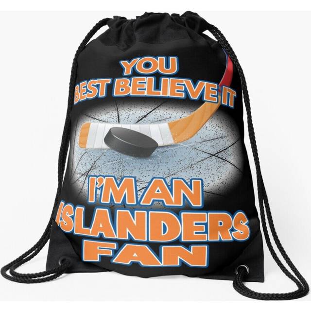 Drawstring Bag New York Islanders Fan - Hockey Sport Gym Shoe Backpack